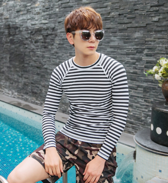 <br><font color="#fd0303">[365SALE]</font><br><font color="#2046a7">★교환/반품불가★</font><br>OKK_MH:시니컬 ストライプ 軽警備員