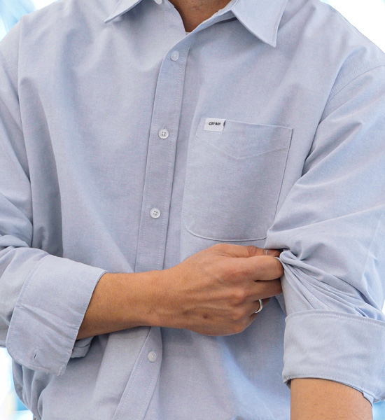 (L-5XL)<br>시티보이 オックスフォード シャツ<BR><B><FONT COLOR="#ff4800">[追加割引]</FONT></B>