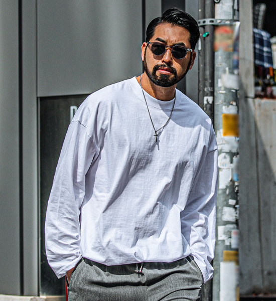 (XL-6XL)<br>미슬로 16수 長袖Tシャツ