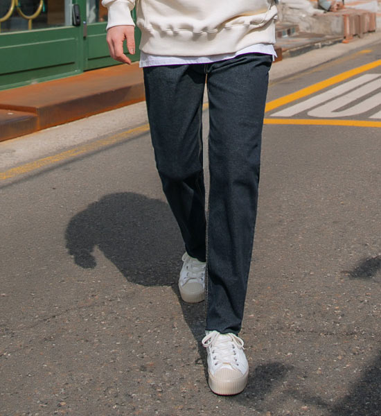 (M-5XL)<BR>킬번 フェードなし ノンウォッシュデニムパンツ <br><font color="#098a09"><B>長さを選択 (基本的な,ロング+10cm)</B></font>