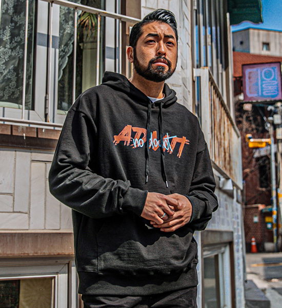 (L-5XL)<br>어드밋 フードティーシャツ
