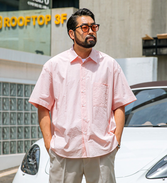 (XL-4XL)<br>푸벨 半袖シャツ
