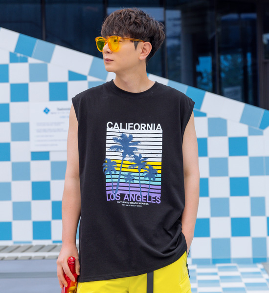 (XL-6XL)<br>프라토 캘리포니아 袖なし