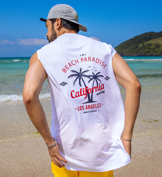 (L-5XL)<br>옴스크 ESTD1980 袖なし