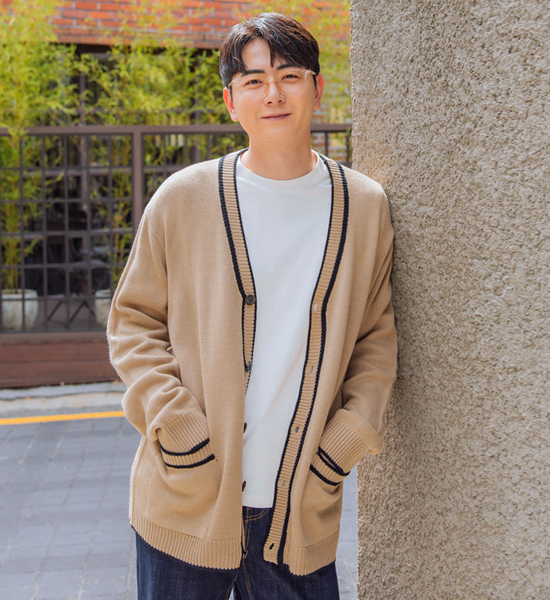 (L~4XL)<BR>챔벌스 カーディガン