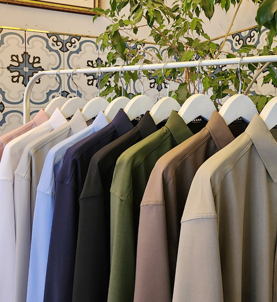 (M-6XL)<br>글리보 リンクルフリー スパンデックスシャツ<BR><B><FONT COLOR="#ff4800">[追加割引]</FONT></B>