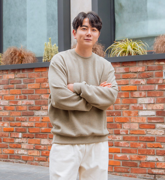 (XL~4XL)<br>다오르 オーバーフィット 니트맨투맨