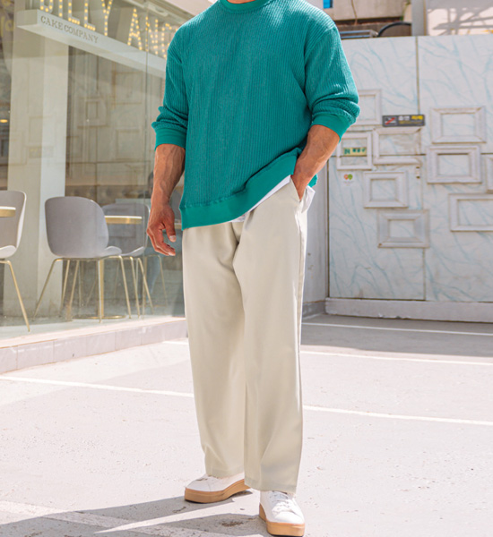 (L-5XL)<BR>카루소 広範囲 バンディングパンツ <br><font color="#098a09"><B>長さを選択 (基本的な,ロング+10cm)</B></font>