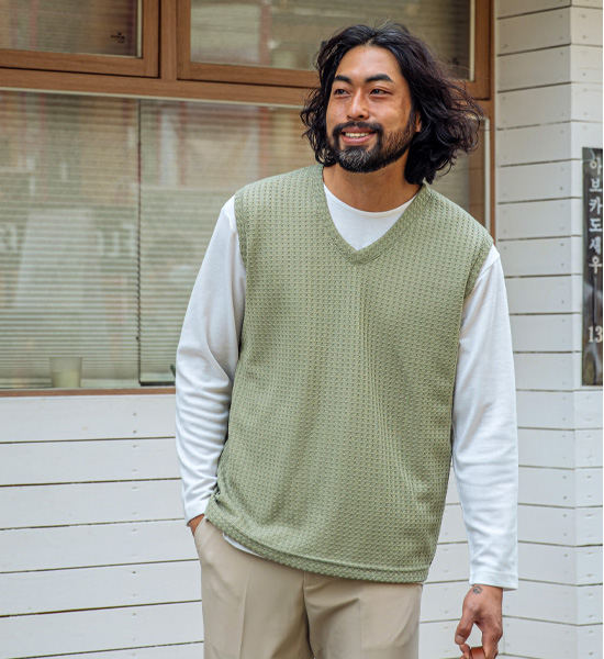 (L~4XL)<BR>니콘즈 ベスト