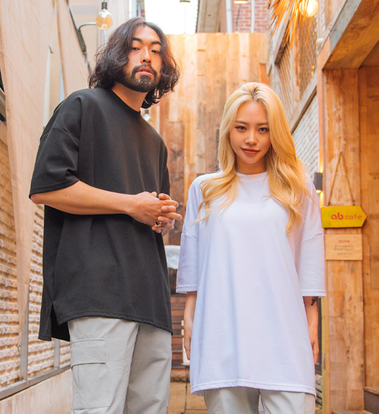 (XL~6XL)<br>피블스반팔티
