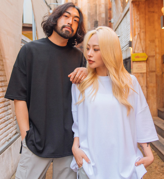 (XL~6XL)<br>피블스반팔티