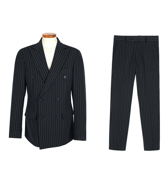 (M~5XL)<BR>보여줄게 ジャケット+아~이건 스트라이프수트팬츠