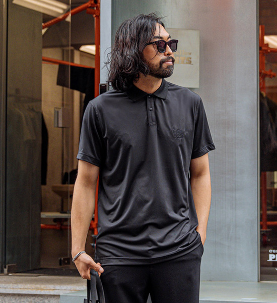 (L-6XL)<br>타크나 半袖襟Tシャツ <br><font color=