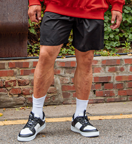 (M-6XL)<BR>웨버 バンディング半ズボン