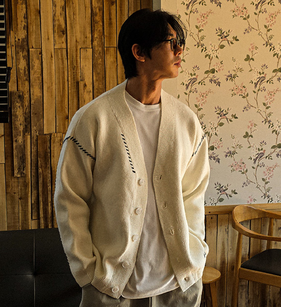 (L-5XL)<BR>코운다 カーディガン