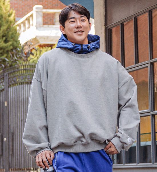 (XL-6XL)<br>스나이더 후드자수맨투맨