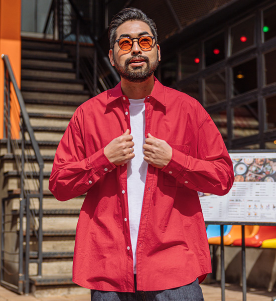 (XL-5XL)<br>오네자 オーバーサイズのシャツ