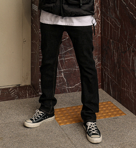 (M-6XL)<BR>슈퍼스판 데님밴딩팬츠<br><font color="#098a09"><B>기장선택 (基本的な,ロング+10cm)</B></font><BR><B><FONT COLOR="#ff4800">[追加割引]</FONT></B>
