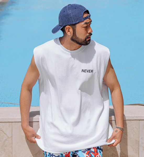 (L-5XL)<br>아나코티 袖なし
