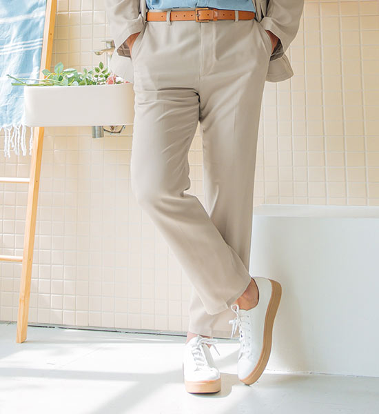 (L~5XL)<BR>브라이언 バンディングスラックス