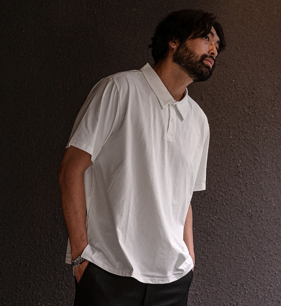 (M-6XL)<br>아키사그 半袖襟Tシャツ <br><font color="#098a09"><B>長さを選択 (基本的な,ロング+6cm)</B></font>