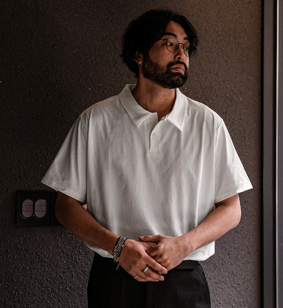 (M-6XL)<br>아키사그 半袖襟Tシャツ <br><font color="#098a09"><B>長さを選択 (基本的な,ロング+6cm)</B></font>