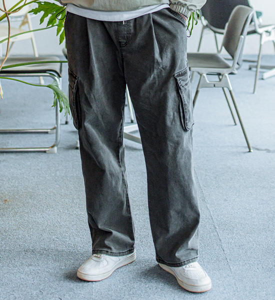 (L-5XL)<BR>슈릿 カーゴバンディングパンツ 873<br><font color="#098a09"><B>長さを選択 (基本的な,ロング+8cm)</B></font>