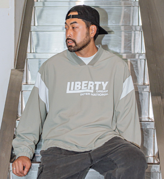 (XL-6XL)<br>마파리코 배색맨투맨