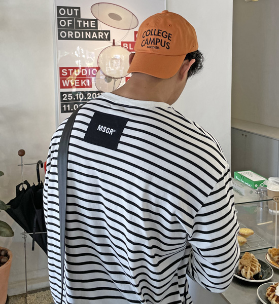 (XL-4XL)<br>마구디 パッチ長袖Tシャツ