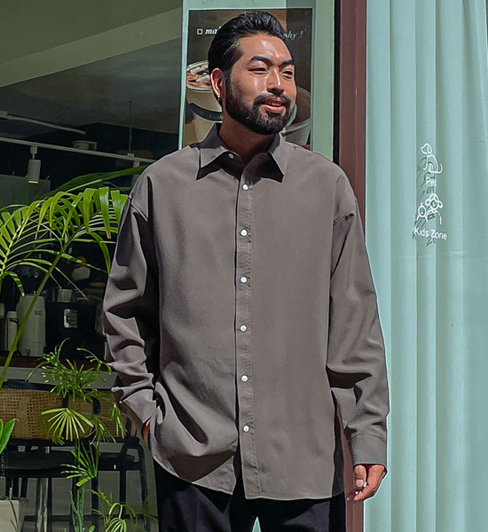 (XL-5XL)<br>하치토 柄のないシャツ