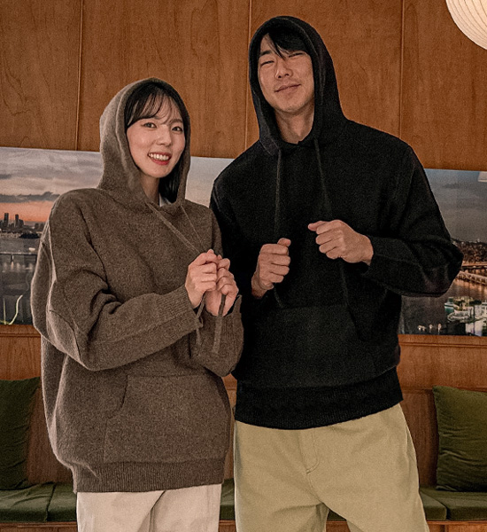 (M-5XL)<BR>코밸리스 니트후드