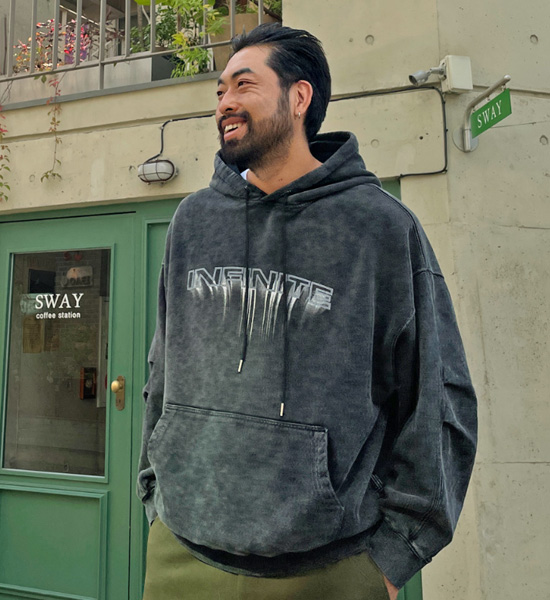 (XL-6XL)<br>셀파스노 フードティーシャツ