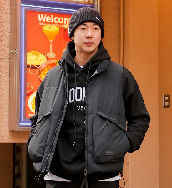 (L-5XL)<BR>리그너 パディングベスト