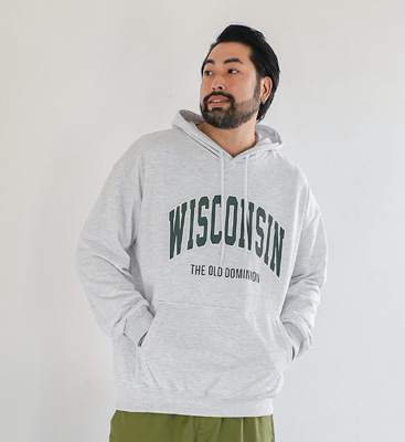 (L-5XL)<BR>루츠피 フードティーシャツ