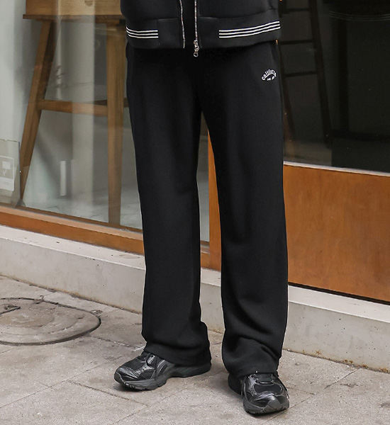 (L~5XL)<BR>우키홀 セミワイドフィット トレーニングパンツ