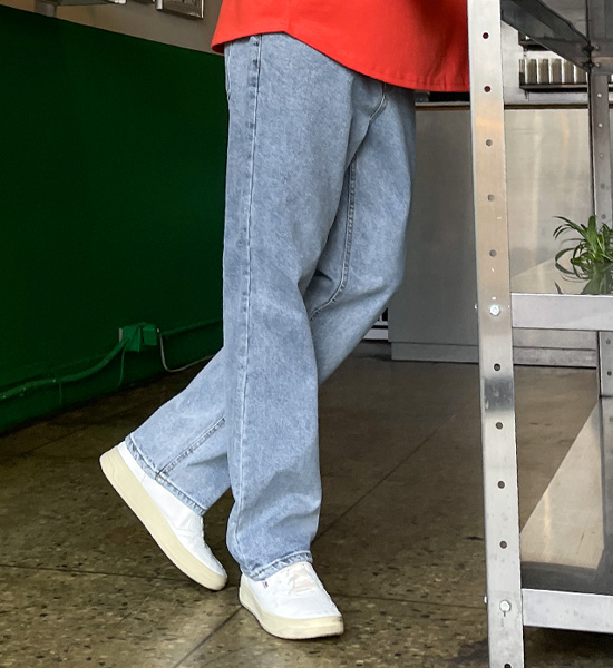 (S-6XL)<BR>코브나리 標準フィット デニムパンツ 3310