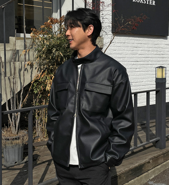(XL~4XL)<BR>니쿠스프 레더자켓