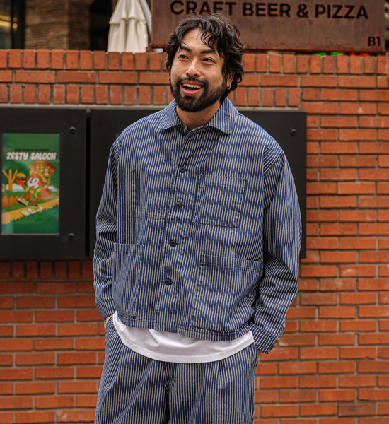 (L-5XL)<BR>골리츠 デニムジャケット