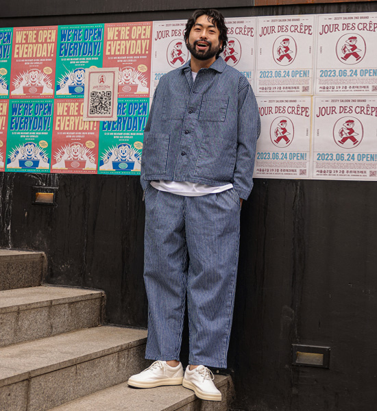 (L-5XL)<BR>골리츠 デニムジャケット