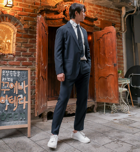 (M-5XL)<BR>주버트 ジャケット+코코란 スリムフィット スレックス