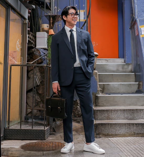 (M-5XL)<BR>주버트 ジャケット+코코란 スリムフィット スレックス