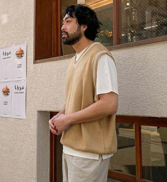 (L-6XL)<BR>오일러 ニットベスト