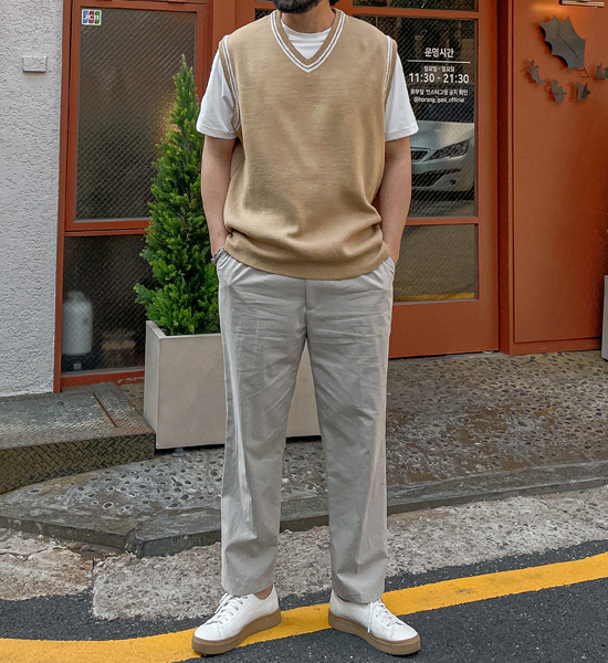 (L-6XL)<BR>오일러 ニットベスト