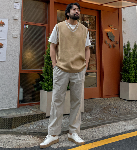 (L-6XL)<BR>오일러 ニットベスト