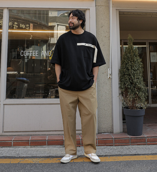 (M-6XL)<BR>릿미 セミワイドフィット バンディングパンツ 2393<BR><B><FONT COLOR="#ff4800">[追加割引]</FONT></B>