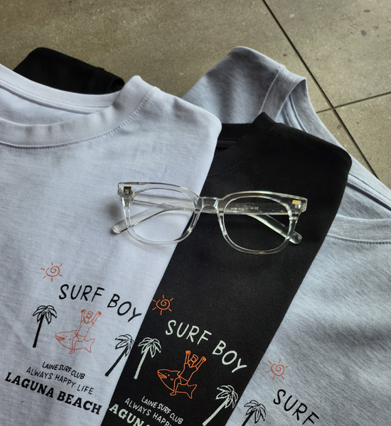 (L-5XL)<br>서퍼보이 半そでティー