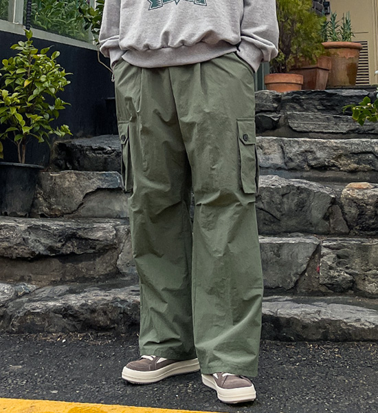 (XL-6XL)<BR>아투로 セミワイドフィット カーゴバンディングパンツ