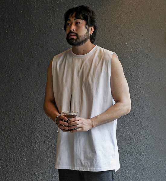 (L-5XL)<BR>카이노 レイヤード 袖なし<BR><font color="#224f20"><b>*長さを選択 (基本的な,+4CM,+8CM)</b></font>