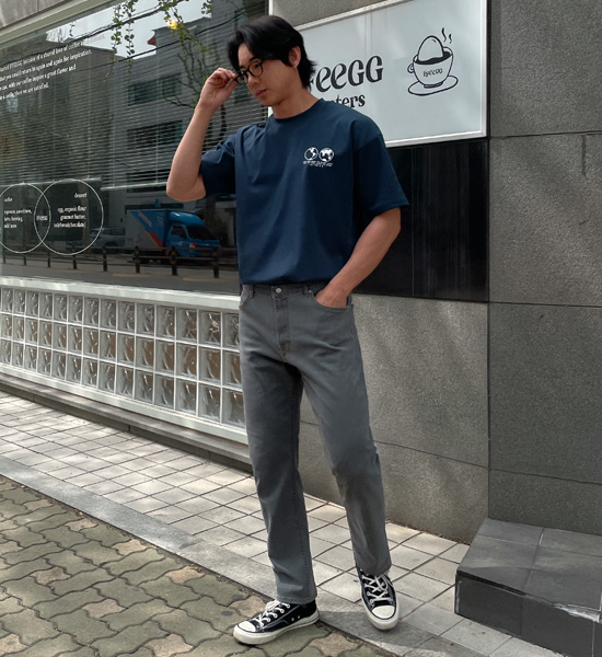 (M-6XL)<BR>디오누 隠しバンド テーパー デニムパンツ <br><font color="#098a09"><B>長さを選択 (基本的な,ロング+10cm)</B></font><BR><B><FONT COLOR="#ff4800">[追加割引]</FONT></B>