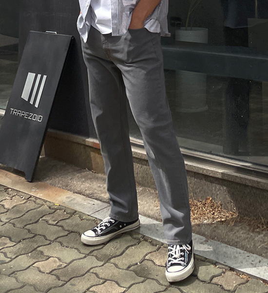 (M-6XL)<BR>디오누 隠しバンド テーパー デニムパンツ <br><font color="#098a09"><B>長さを選択 (基本的な,ロング+10cm)</B></font><BR><B><FONT COLOR="#ff4800">[追加割引]</FONT></B>